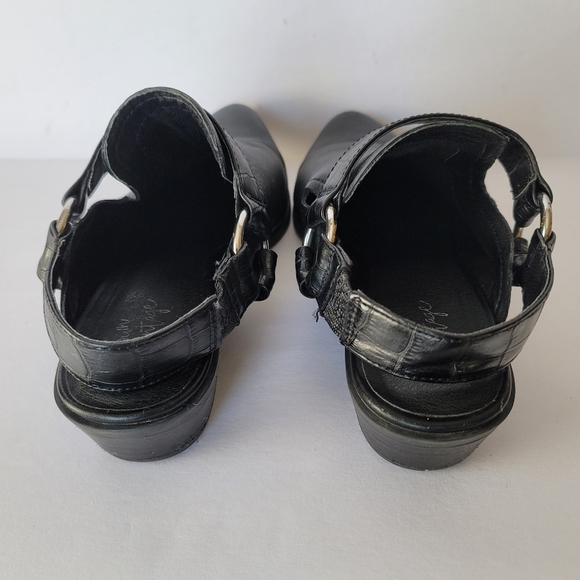 Crown Vintage Women's Noelle Leather Upper Slingback Mule Sandals. Size 7.5M - Picture 6 of 8